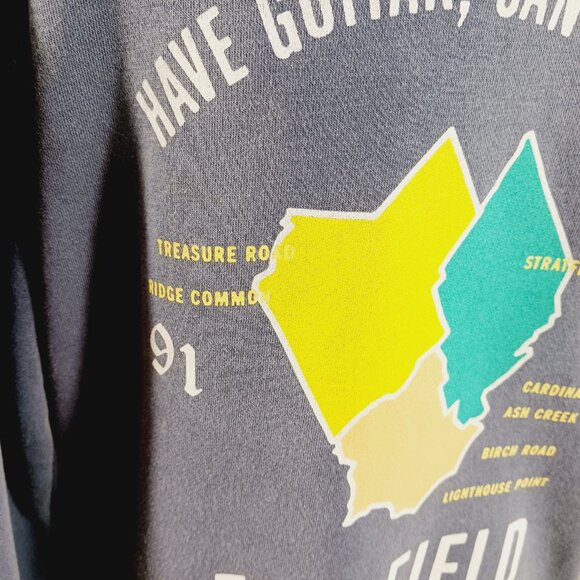 John Mayer Rare Basement Brigade Hooded Sweatshirt Blue/Gray Small, Fairfield CT - Picture 10 of 16